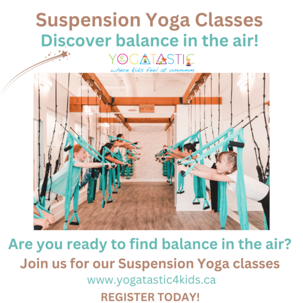 Suspension Yoga Pop-Up Class -Ages 6+ Kids - Feb. 9th